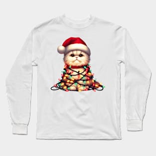 Christmas Persian Cat Long Sleeve T-Shirt